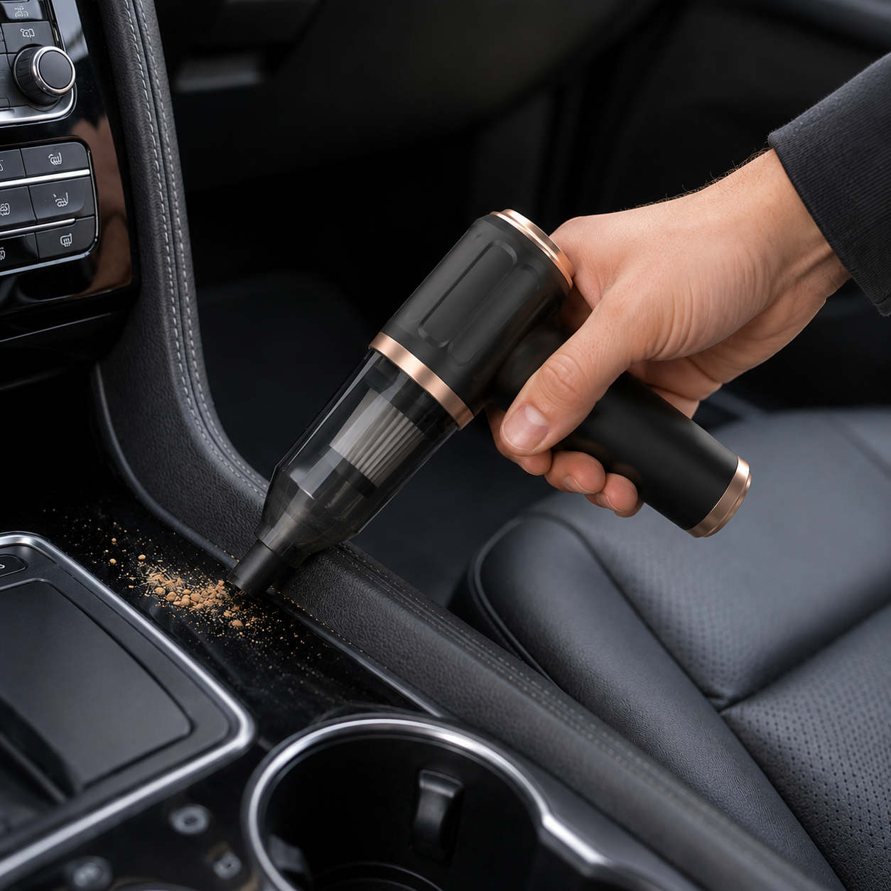 Vacluxe Pro™ — Aspirador de Mano Inalámbrico 5 en 1 para Coche y Hogar